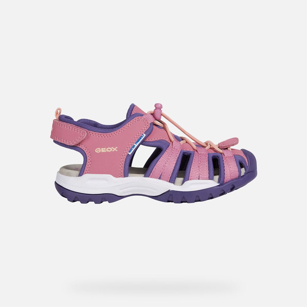 Sandalias Geox Menina Rosa/Roxo - Borealis - XQWME2586